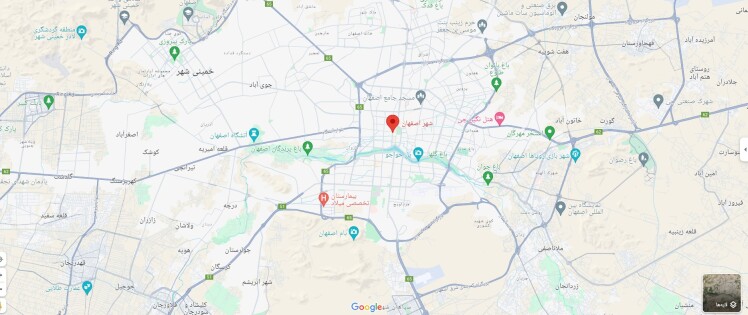 نقشه اصفهان (نقشه استان و شهر)