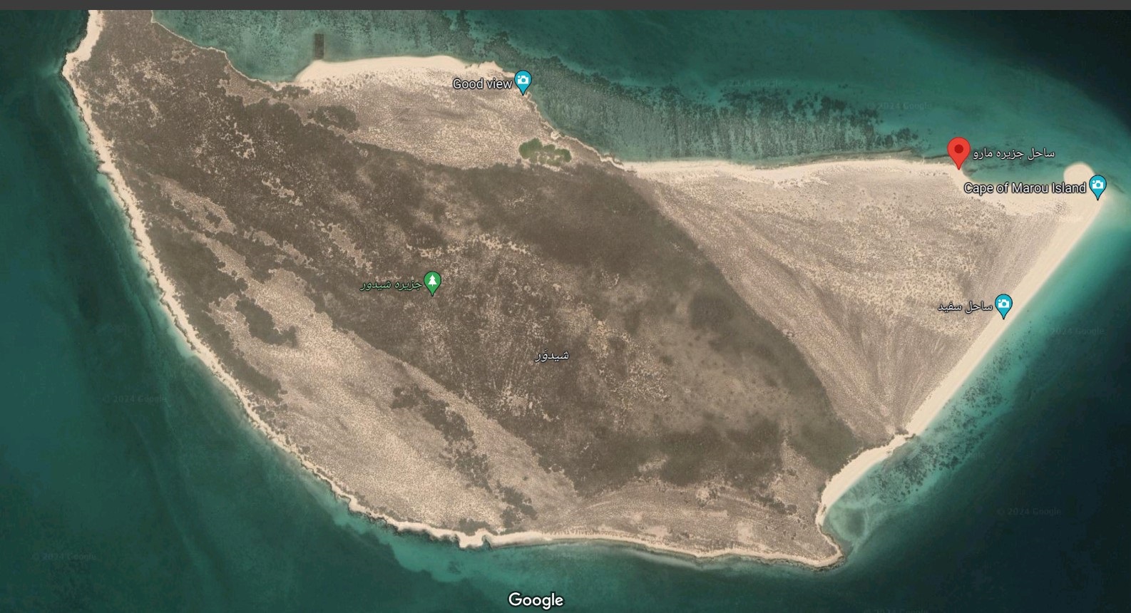 نقشه جزیره مارو